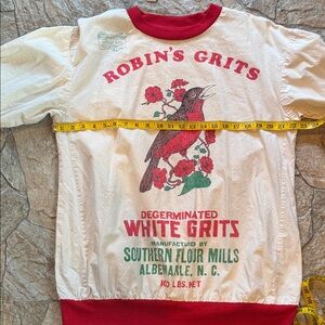 Handmade Flour Sack Robin's Grits Long Sleeve T-Shirt